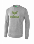 erima Logo Sweatshirt - Jungen - 2018/2019 hellgrau/lindgrün | 152
