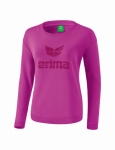 erima Logo Sweatshirt - Damen - 2018/2019 fuchsia/rosa | 46