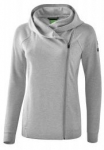 erima Kapuzensweatjacke - Damen - 2018/2019 hellgrau/schwarz | 36