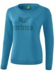 erima Logo Sweatshirt - Damen - 2018/2019 orientalblau/kolonialblau | 44
