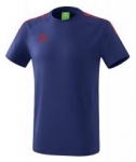 erima T-Shirt - Jungen - 2019 128 | marineblau/rot