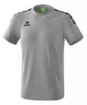 erima T-Shirt - Jungen - 2019 164 | hellgrau/schwarz