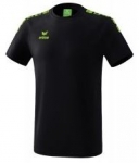 erima T-Shirt - Jungen - 2019 128 | schwarz/hellgrün