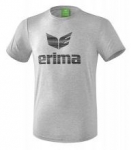 erima Logo T-Shirt - Jungen - 2018/2019 hellgrau/schwarz | 128