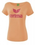 erima Logo T-Shirt - Mädchen - 2018/2019 hellorange/rosa | 140