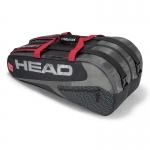 Tennistasche - Head - Elite 9R Supercombi (2018) schwarz