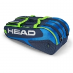 Tennistasche - Head - Elite 9R Supercombi (2018) blau