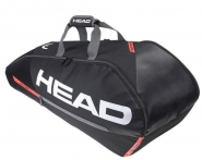 Tennistasche - Head - Tour Team 6R (2022) black/orange