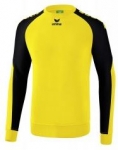 erima Sweatshirt - Jungen - 2019 140 | gelb/schwarz