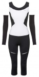Head - PERFORMANCE Catsuit - Damen (2019) weiß/schwarz | L