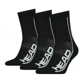 Head - Tennissocken PERFORMANCE (Short)- 3 Paar schwarz | 39-42