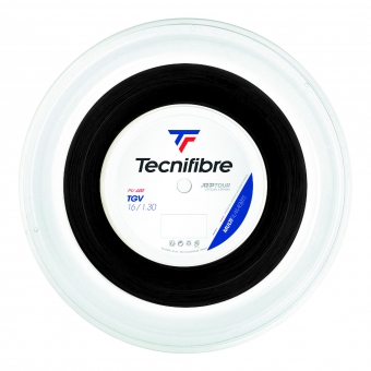 Tennissaite - Tecnifibre - TGV - 200 m - Schwarz 16 / 1,30 mm