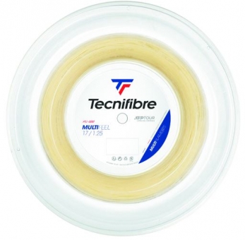 Tennissaite - Tecnifibre - MULTIFEEL - 200 m - Natur 17 / 1,25 mm