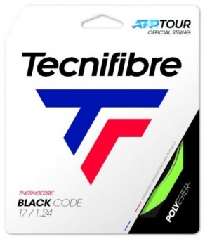 Tennissaite - Tecnifibre - BLACK CODE - 12 m - Lime 17 / 1,24 mm