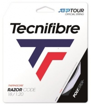 Tennissaite - Tecnifibre - RAZOR CODE - 12 m - Weiss 18 / 1,20 mm