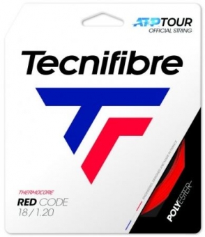 Tennissaite - Tecnifibre - RED CODE - 12 m - Rot 18 / 1,20 mm
