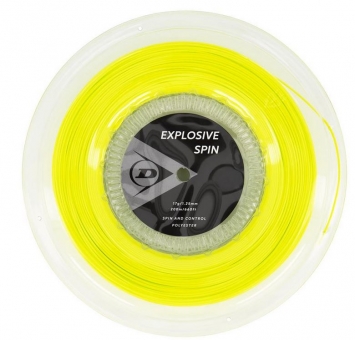 Tennissaite - Dunlop - EXPLOSIVE SPIN - 200 m gelb | 17G / 1,25 mm
