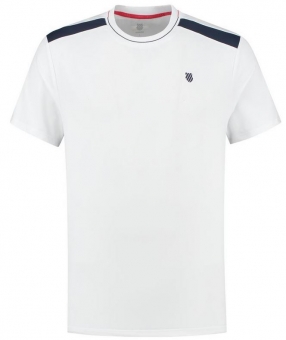 K-SWISS - HERITAGE SPORT TEE CLASSIC - Herren (2020) L | white