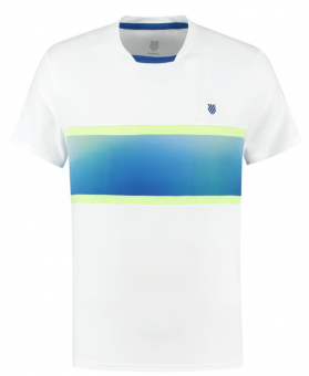 K-Swiss - HYPERCOURT EXPRESS CREW TEE 2 - Herren (2020) XL | white/web blue