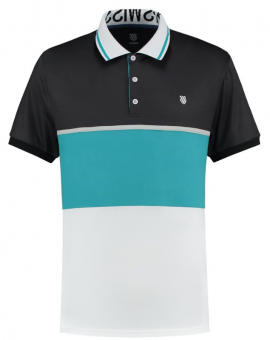 K-Swiss - HYPERCOURT EXPRESS POLO 2 - Herren (2020) M | white/algiers blue/limo black
