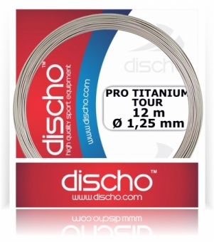 Tennissaite - DISCHO PRO TITANIUM TOUR - 12 m 