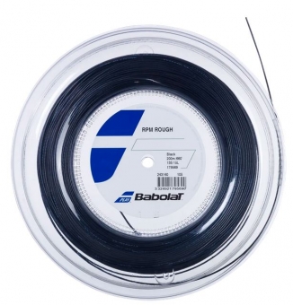 Tennissaite - Babolat - RPM ROUGH - 200 m 1,30 mm / 16 | schwarz