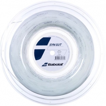 Tennissaite - Babolat - SYN GUT - 200 m 16 / 1,30 mm | weiss