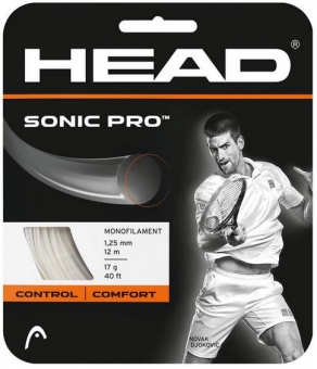 Tennissaite - Head - Sonic Pro - 12 m 17G/1,25 mm | white
