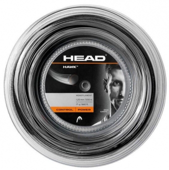 Tennissaite - Head - Hawk - 200 m 17G/1,25 mm | black