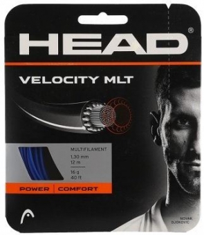 Tennissaite - Head - Velocity MLT - 12 m 16G/1,30 mmm | blue
