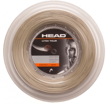 Tennissaite - Head - Lynx Tour - 200 m champagne | 17G / 1,25 mm