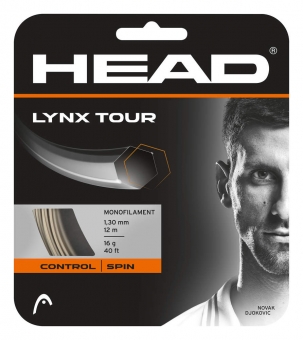 Tennissaite - Head - Lynx Tour - 12 m champagne | 17G/1,25 mm