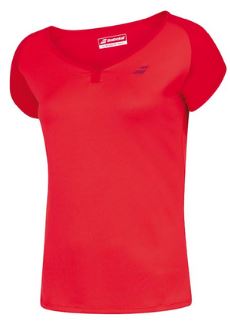Babolat - Exercise graphic Tee - Damen (2020) red rose | L