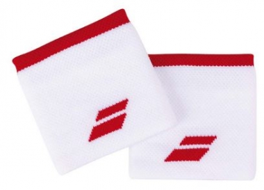Babolat - LOGO WRISTBAND (2020) weiss/rot