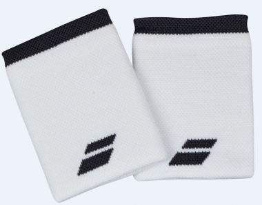 Babolat - LOGO JUMBO WRISTBAND (2020) weiss/schwarz
