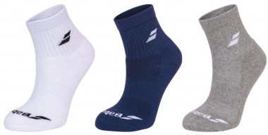 Babolat - QUARTER 3 PAIRS PACK (2020) 35/38 | weiss/blau/grau