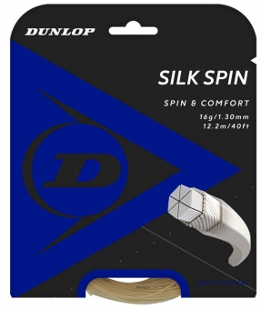 Tennissaite - Dunlop - SILK SPIN - 12 m 16G / 1,30 mm