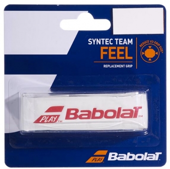 Babolat - SYNTEC TEAM - 1er Pack weiss/rot