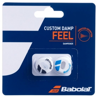 Vibrastop - Babolat - CUSTOM DAMP x2 white/blue