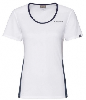 Head - CLUB Tech T-Shirt - Damen (2019) weiß/dunkelblau | M