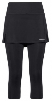 Head - CLUB 3/4 Tights Skort - Damen (2019) schwarz | XS