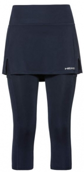 Head - CLUB 3/4 Tights Skort - Damen (2019) dunkelblau | XS