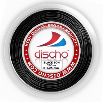 Tennissaite - DISCHO BLACK ION (ROUGH) - 300 m 
