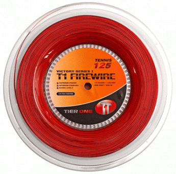 Tennissaite - Tier One - T1 Firewire rot - 200m 