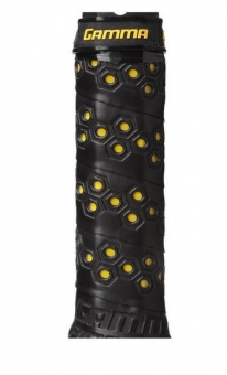 Gamma- Basisgriffband - Honeycomb Cushion Grip schwarz/gelb