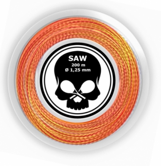 Tennissaite - BLACK SKULL - SAW - orange - 200 m 
