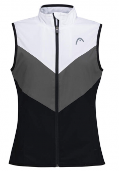 Head - CLUB 22 Vest W (2023) schwarz/weiß | L