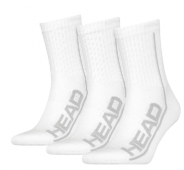 Head - Tennissocken PERFORMANCE (Short)- 3 Paar weiss | 43-46