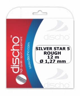 Tennissaite - DISCHO SILVER STAR 5 ROUGH - 12 m 