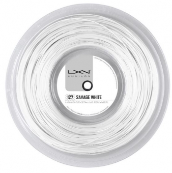 Tennissaite - Luxilon - SAVAGE - weiss - 200 m 